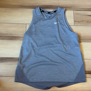 Nike Heather Gray Athletic Tank Top